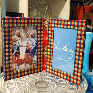 Vera Bradley folding picture frame
